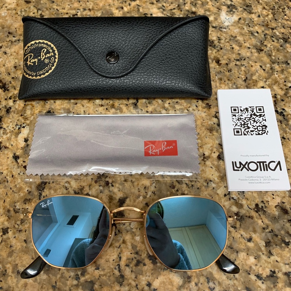🚫SOLD🚫 NEW Rayban HEXAGONAL Sunglasses - Picture 2 of 8